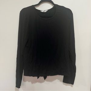 BB Dakota Tie Back Long Sleeved Top